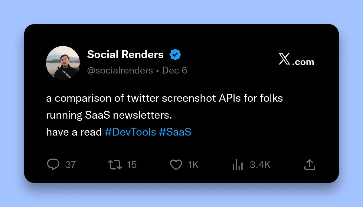 Best Twitter Screenshot APIs for SaaS Newsletters in 2025